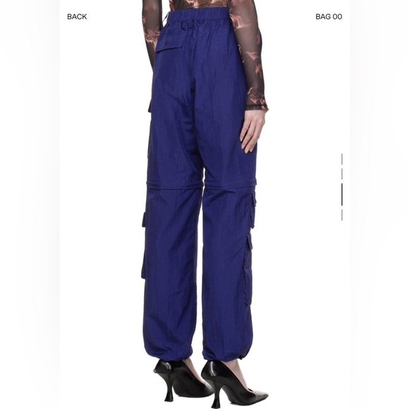 KSUBI NWT! Cargo pants convertible to shorts in Midnight taffeta size M/28 waist - Picture 3 of 6